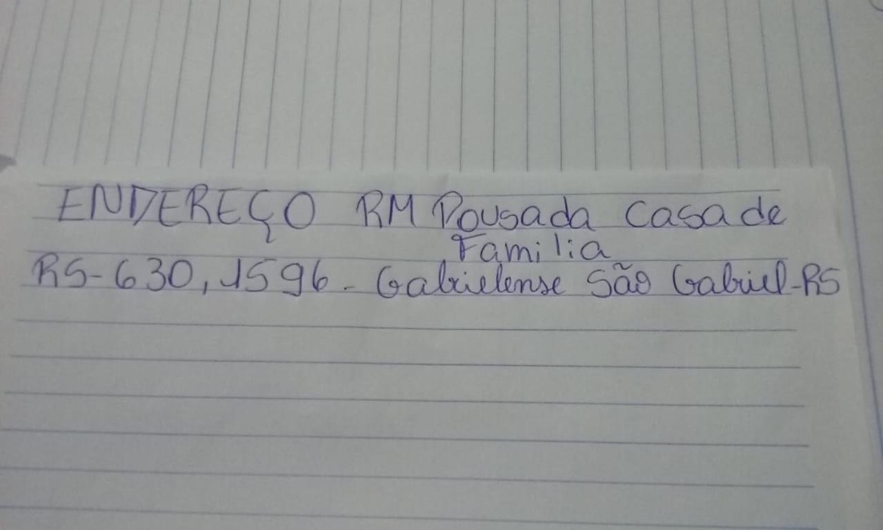 Rm Pousada Casa De Familia São Gabriel Exterior foto